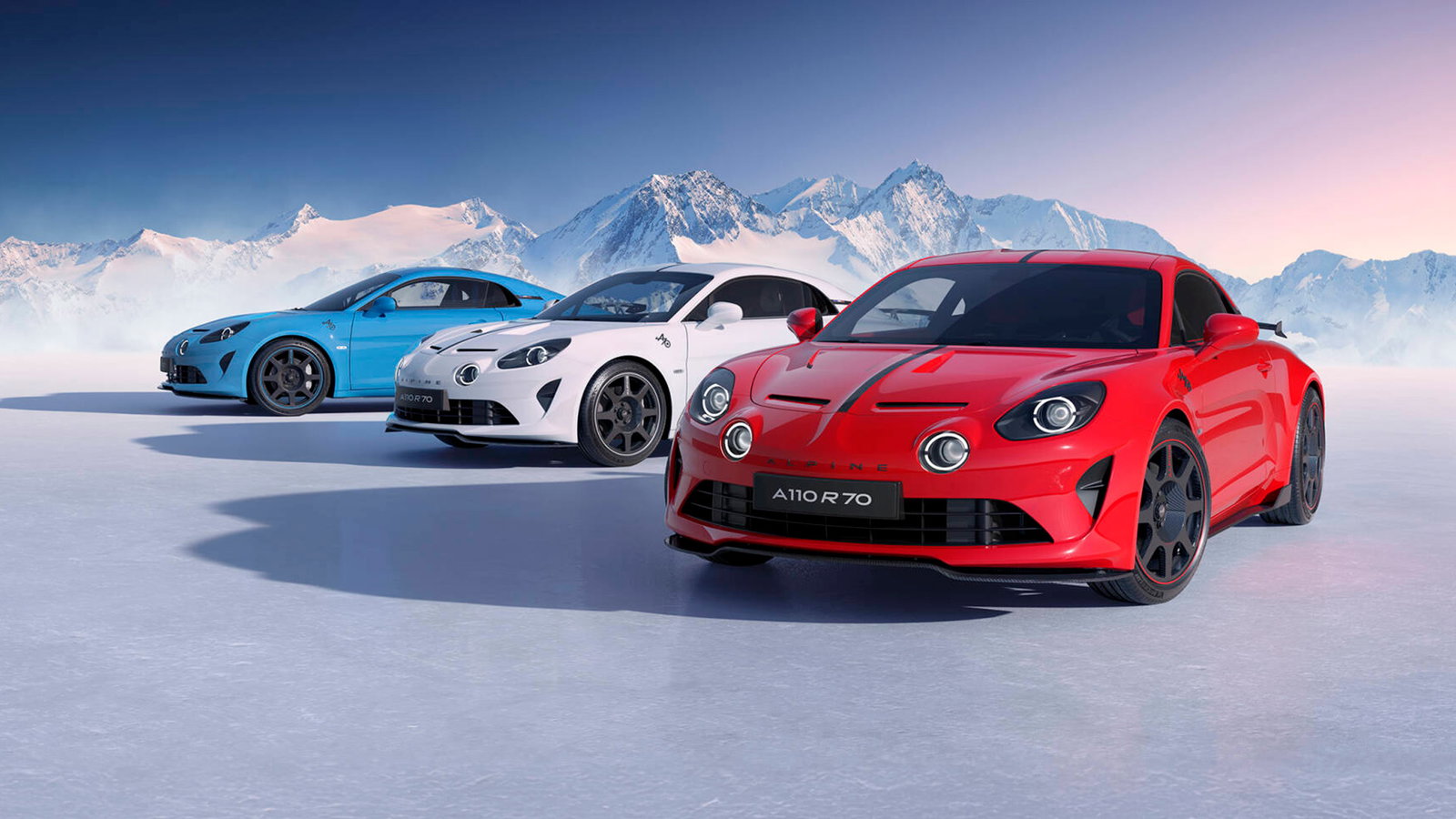 Alpine A110 R 70, French tricolore